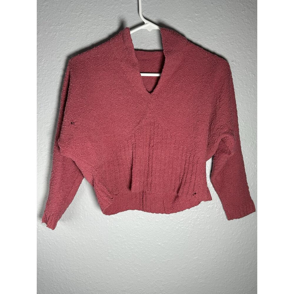 Vintage Women’s German Knit Sweater Pull Over 1950’s Pink Rare SEE DESCRIPTION